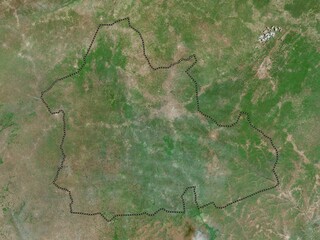 Nana-Mambere, Central African Republic. High-res satellite. No legend