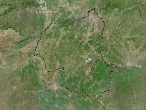 Ouham-Pende, Central African Republic. High-res satellite. No legend