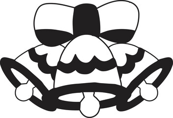 Hand Drawn christmas bell illustration