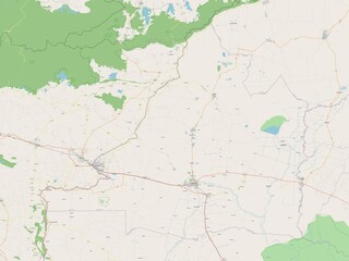 Banteay Meanchey, Cambodia. OSM. No legend