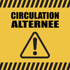 Logo circulation altern&eacute;e.