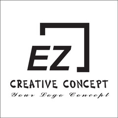 EZ Square 2 Letter Logo Creative