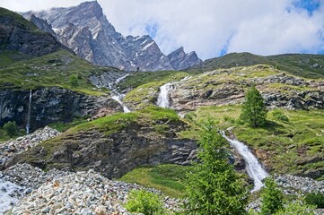 Fototapeta na wymiar Italian Alps and Matterhorn