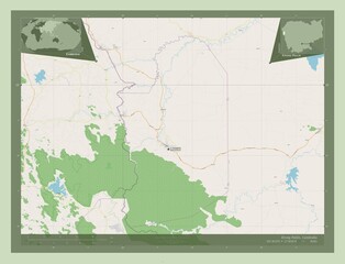 Krong Pailin, Cambodia. OSM. Labelled points of cities