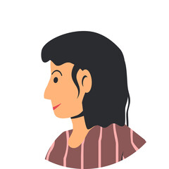 Fashion brunette girl