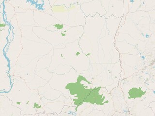 Mondol Kiri, Cambodia. OSM. No legend