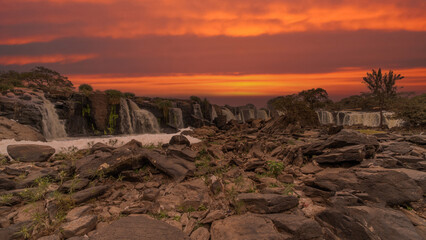 Obraz premium 14 falls in Thika Kenya Africa