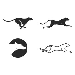 Cheetah logo illustration