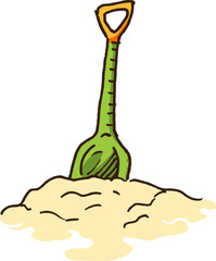 Beach Hand Drawn Scenery Kit | Beach Hand Drawn Scenery Kit | Beach Hand Drawn Vector Elements | Beach Clipart Illustrations