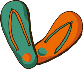 Beach Hand Drawn Scenery Kit | Beach Hand Drawn Scenery Kit | Beach Hand Drawn Vector Elements | Beach Clipart Illustrations