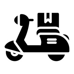 delivery glyph icon