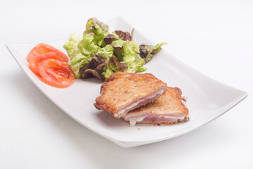 San jacobo, librito (steak filled cheese ham)