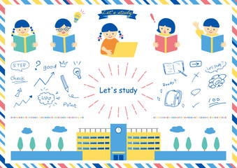 勉強に励む子供達