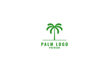 Palm logo design vector illustration idea
