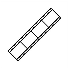 Film strip vector illustration icon symbol