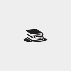 Library Book Logo Design