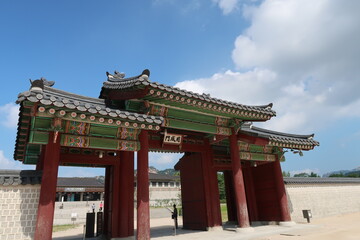 Obraz premium Korea traditional building design