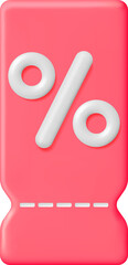 3d Coupon Discount Voucher
