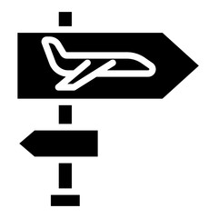 airport sign icon