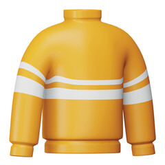 Sweater 3d rendering isometric icon.