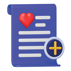 Fototapeta premium Wish list 3d rendering isometric icon.