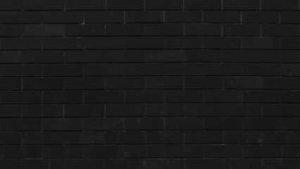 Black color brick wall for brickwork background design . Black brick texture background. Abstract old brick wall surface as used for background, wallpaper and graphic web design