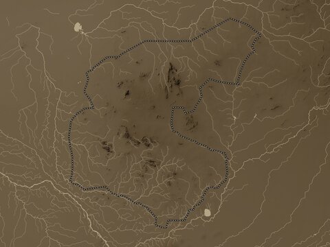 Guera, Chad. Sepia. No legend