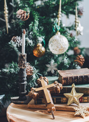 アンティークなクリスマスツリー