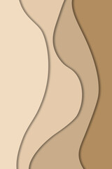 brown and beige abstract waves background