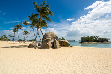 Panoramic view of Sentosa Island