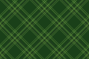 Tartan plaid background, diagonal check seamless pattern. Vector fabric texture for textile print, wrapping paper, gift card, wallpaper.