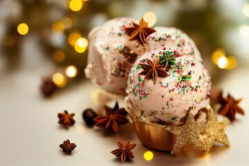 The ice cream of your dreams, christmas spices. Digital art - more tasty than the real thing - If...