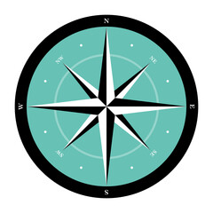 Compass Rose vector illustration.