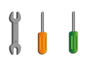 Screwdriver And Wrench