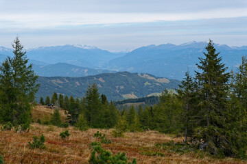 autumn in the austrian mountains