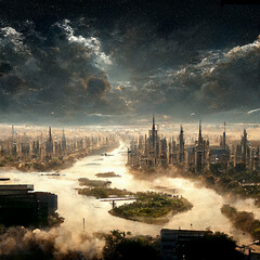 Obraz premium Elite city