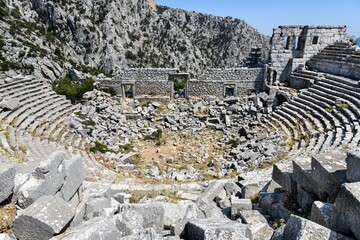 TURKEY - ANTALYA - TERMESSOS - THE RUINS OF THE AMPHITHEATER - 2022 - JOHANN MUSZYNSKI