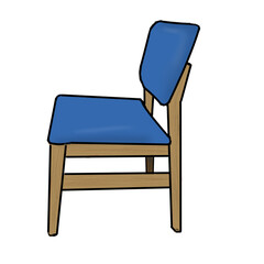 椅子　青