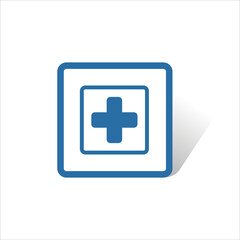 Obraz premium hospital sign illustration 