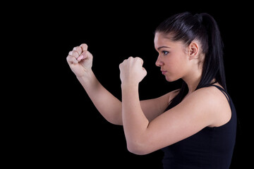 MMA female fighter
