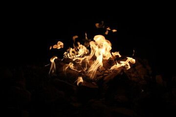 Fire in the night