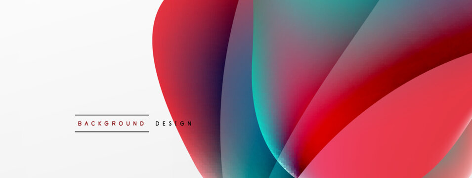 Fluid color abstract background. Liquid gradients, wave pattern. Trendy techno business template for wallpaper, banner, background or landing