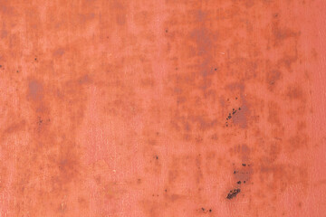 pattern of red painted old iron plate