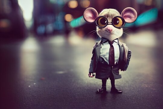 Cartoon Character In Suit