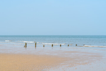 beach in the morning