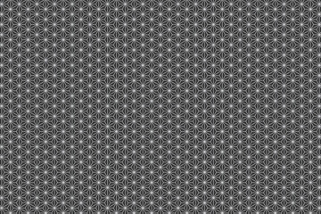 Background of gray Japanese traditional hemp fabric pattern