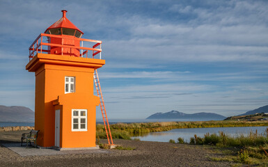 Svalbar&eth;seyri lighthouse, Iceland
