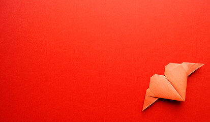 red paper heart