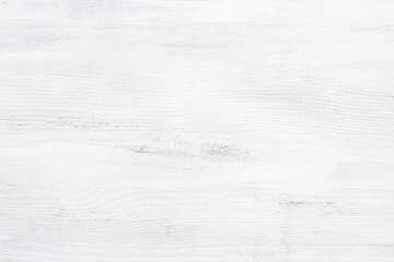 Wooden shabby texture of the old table. White wood background.  Top view. - 533614968