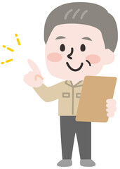 点検作業をおこなう作業員